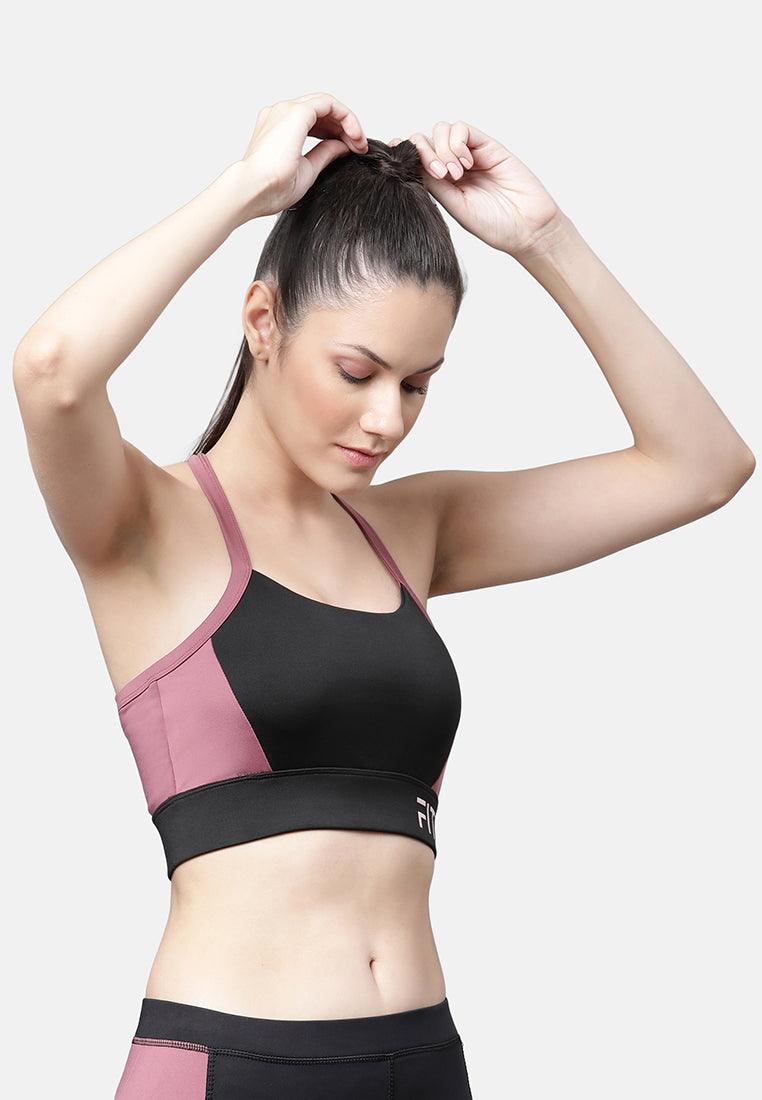 Color Block Training Sports Bra - Fitleasure