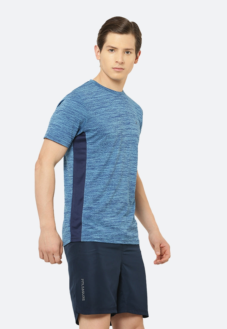 Colourblock Breathable Workout Tshirt - Fitleasure