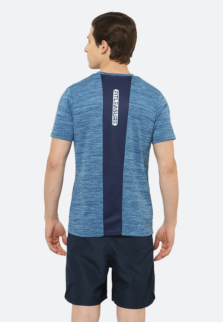 Colourblock Breathable Workout Tshirt - Fitleasure