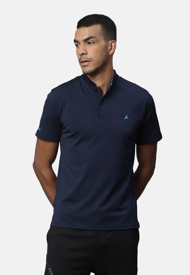 Luxe Athleisure Chinese Collar Tshirt - Fitleasure