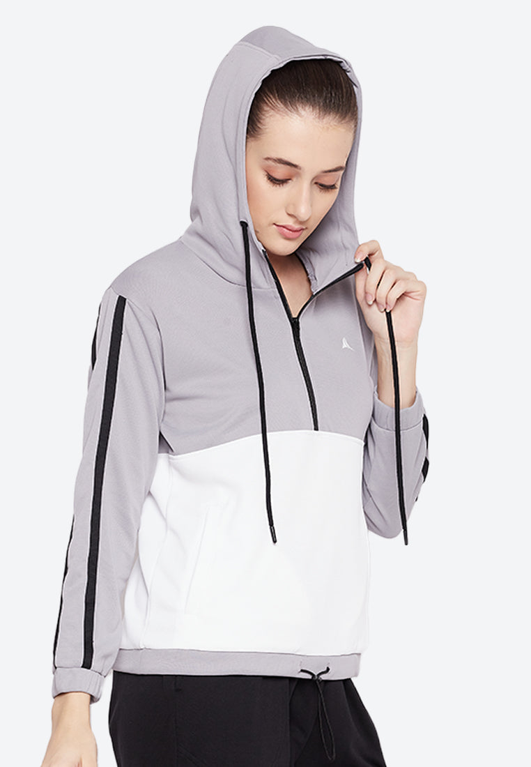 Half Zip Up Hoodie - Fitleasure