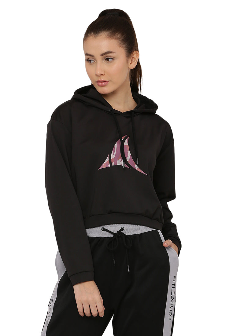 Workout/Training Crop Hoodie - Fitleasure