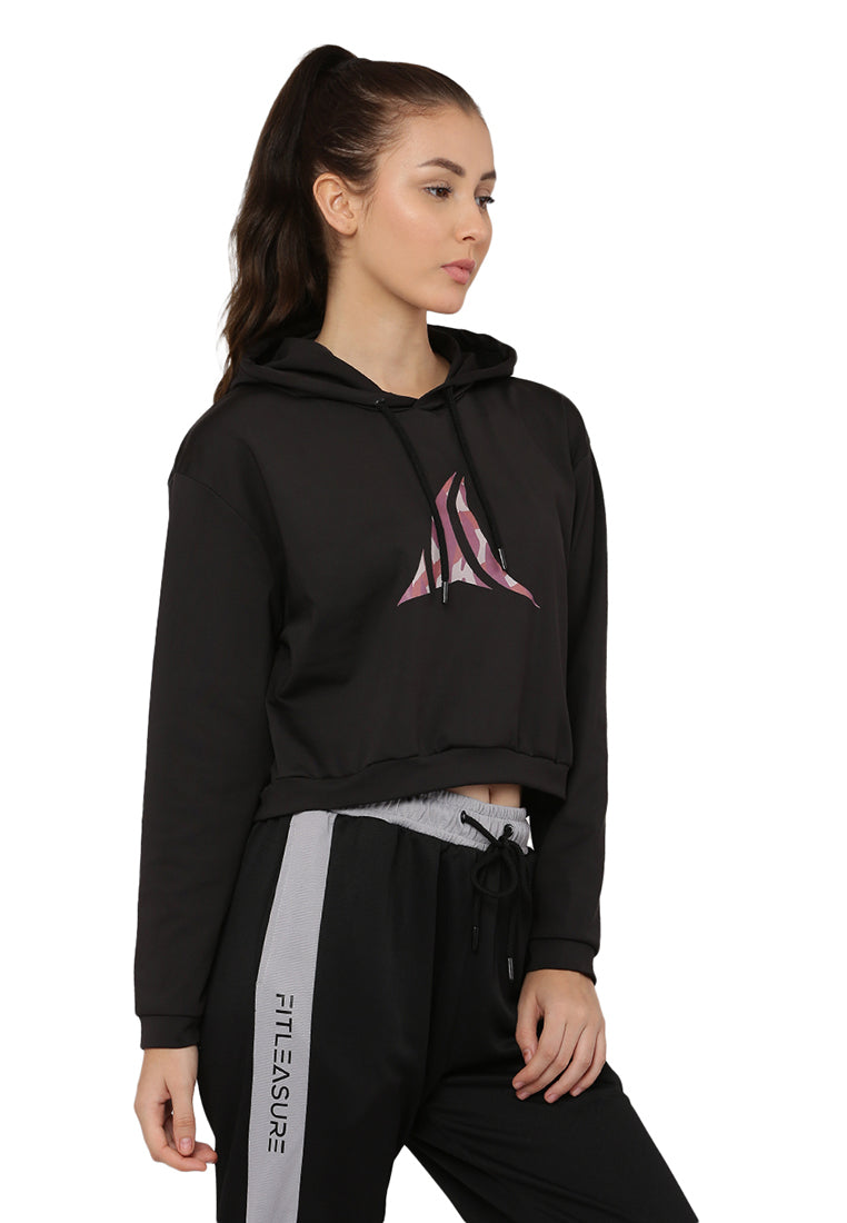 Workout/Training Crop Hoodie - Fitleasure