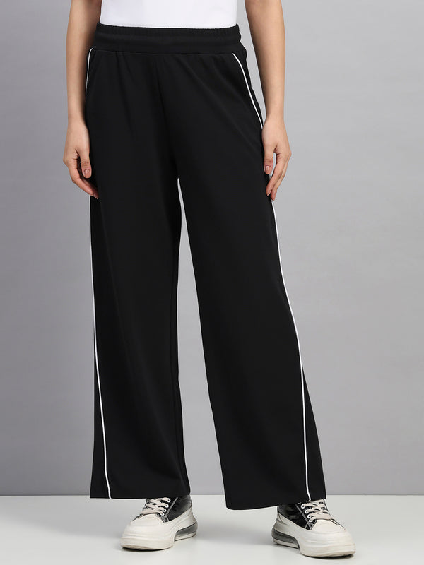 FlowEase Wide-Leg Pants - S / Black