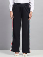 Statement Snap-Button Wide Pant