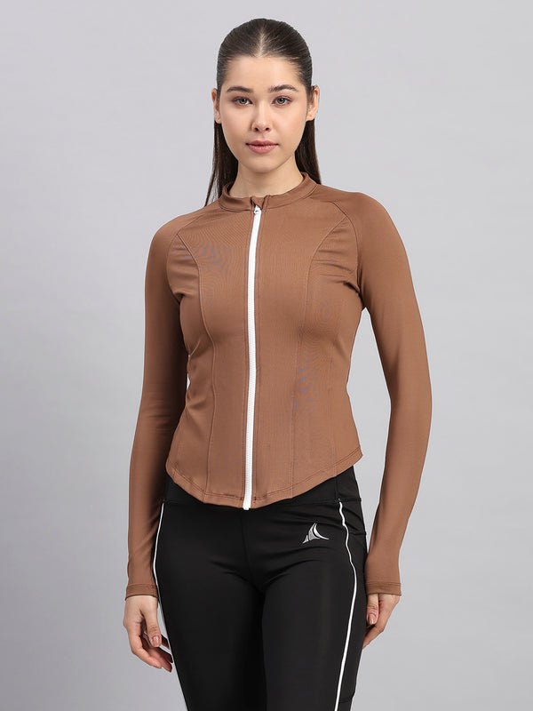 Ultrasoft Long sleeves Sculpt Jacket - S / Cocoa