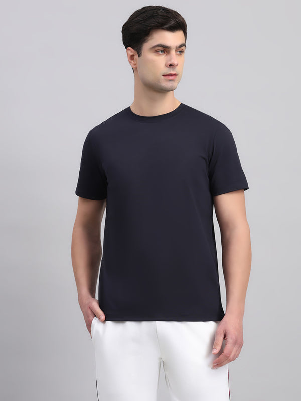 Eco stretch short sleeves T-shirt - S / Blue