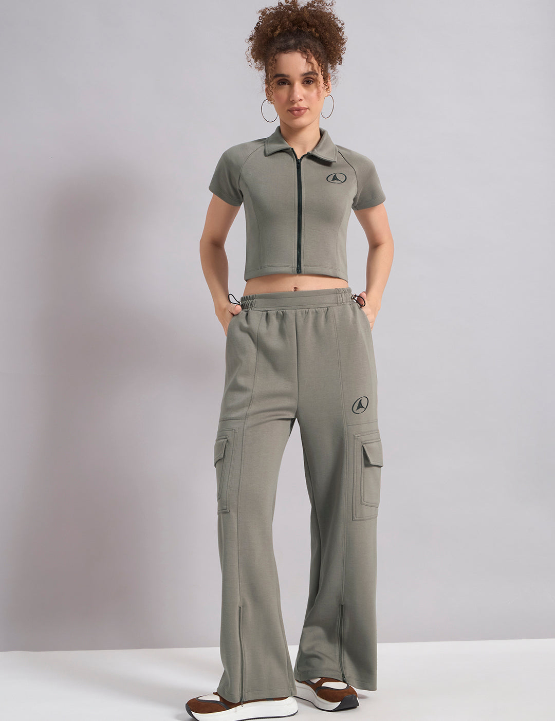 CityHop Crop Fitted Polo