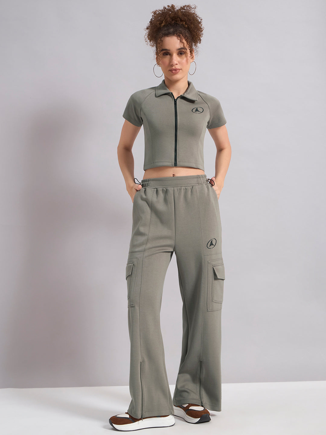 CityHop Crop Fitted Polo
