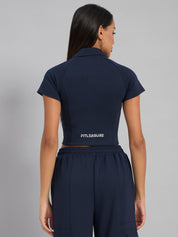 CityHop Crop Fitted Polo