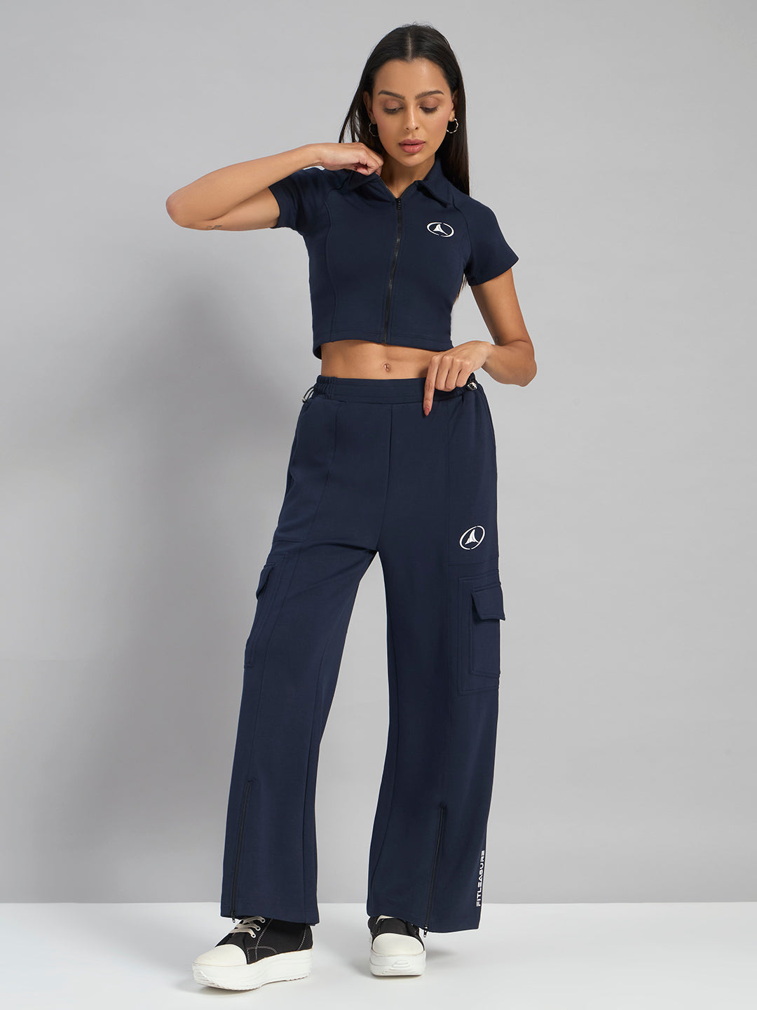 CityHop Crop Fitted Polo