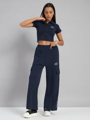 CityHop Crop Fitted Polo