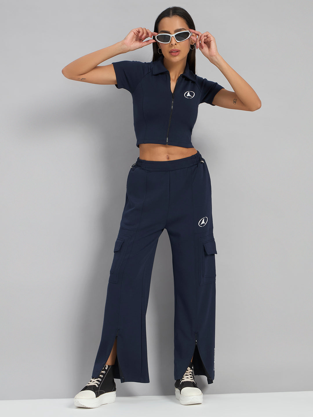CityHop Crop Fitted Polo