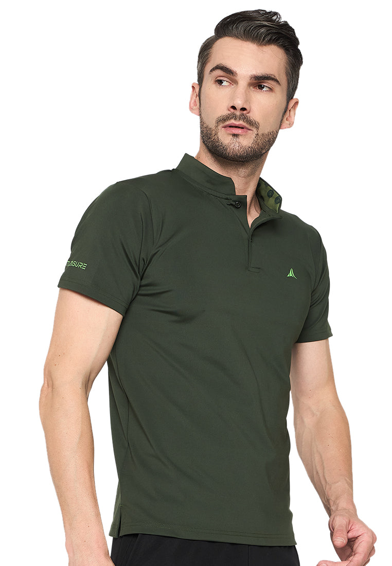 Luxe Athleisure Chinese Collar Tshirt - Fitleasure