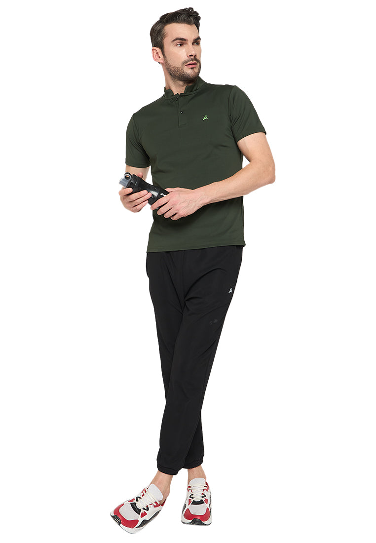 Luxe Athleisure Chinese Collar Tshirt - Fitleasure