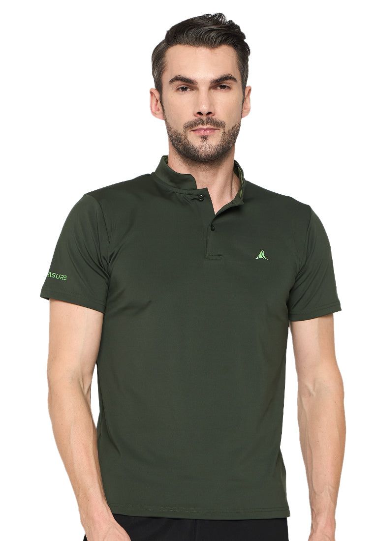 Luxe Athleisure Chinese Collar Tshirt - Fitleasure