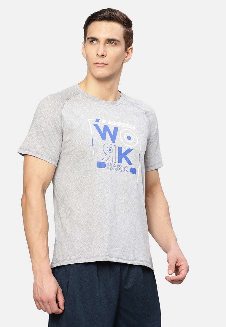 Workhard Graphic Training Tshirt - Fitleasure