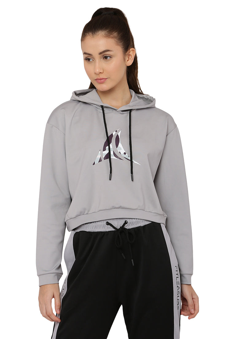 Workout/Training Crop Hoodie - Fitleasure
