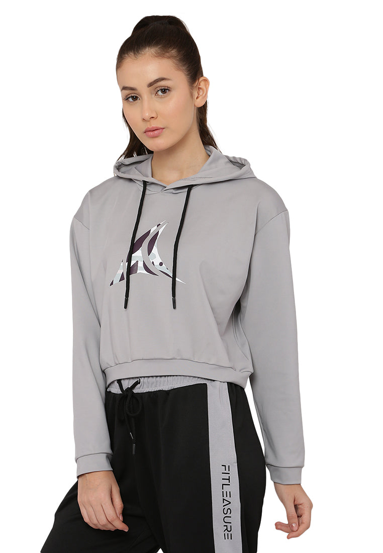 Workout/Training Crop Hoodie - Fitleasure