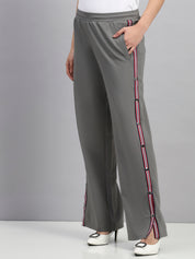 Statement Snap-Button Wide Pant