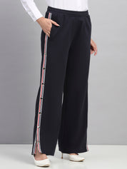 Statement Snap-Button Wide Pant