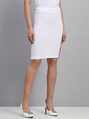 Pencil Skirt with Front Snap Slit