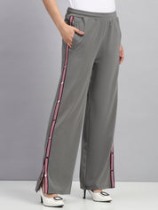 Statement Snap-Button Wide Pant