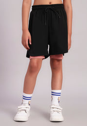 CareFit Girls Dual Layer Shorts