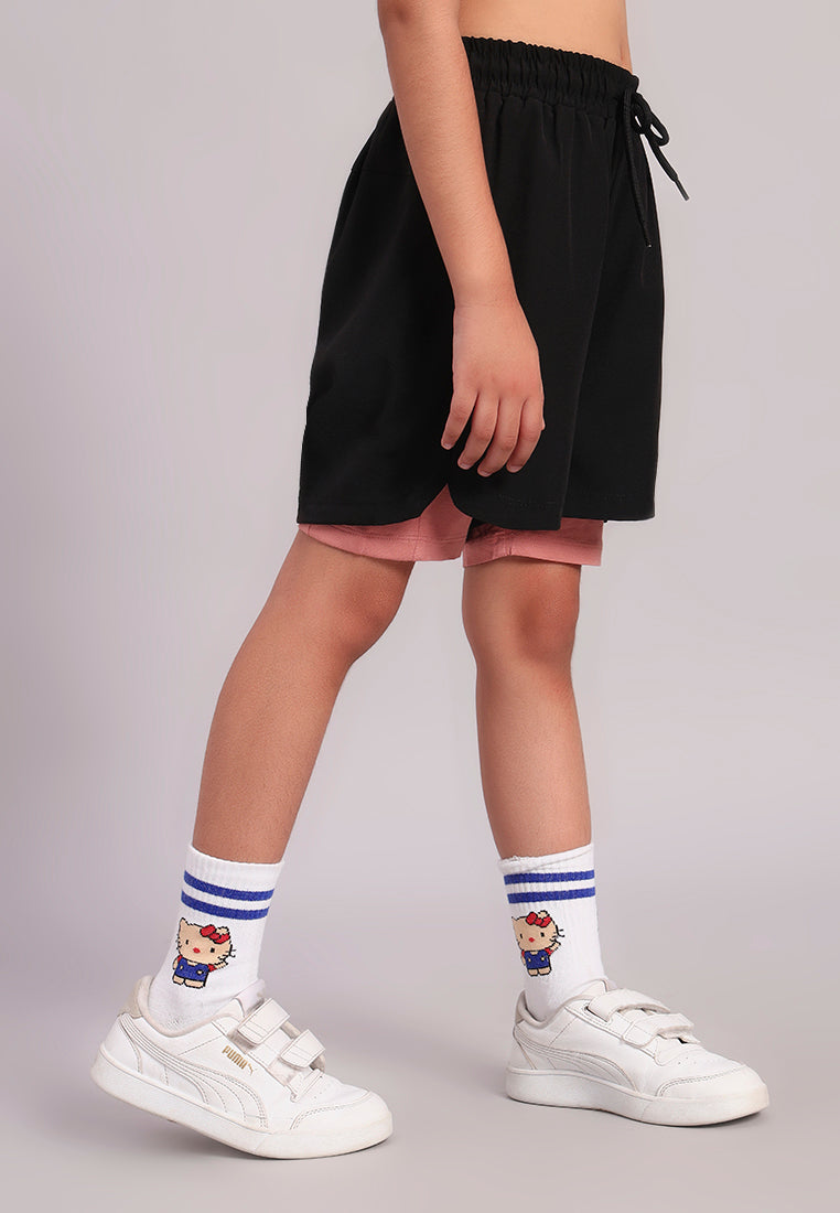 CareFit Girls Dual Layer Shorts