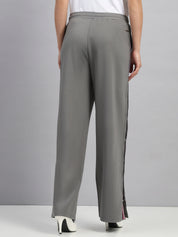 Statement Snap-Button Wide Pant