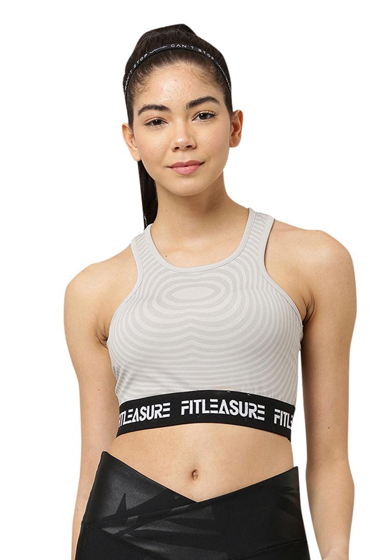 Illusion Print Sports Bra - Fitleasure