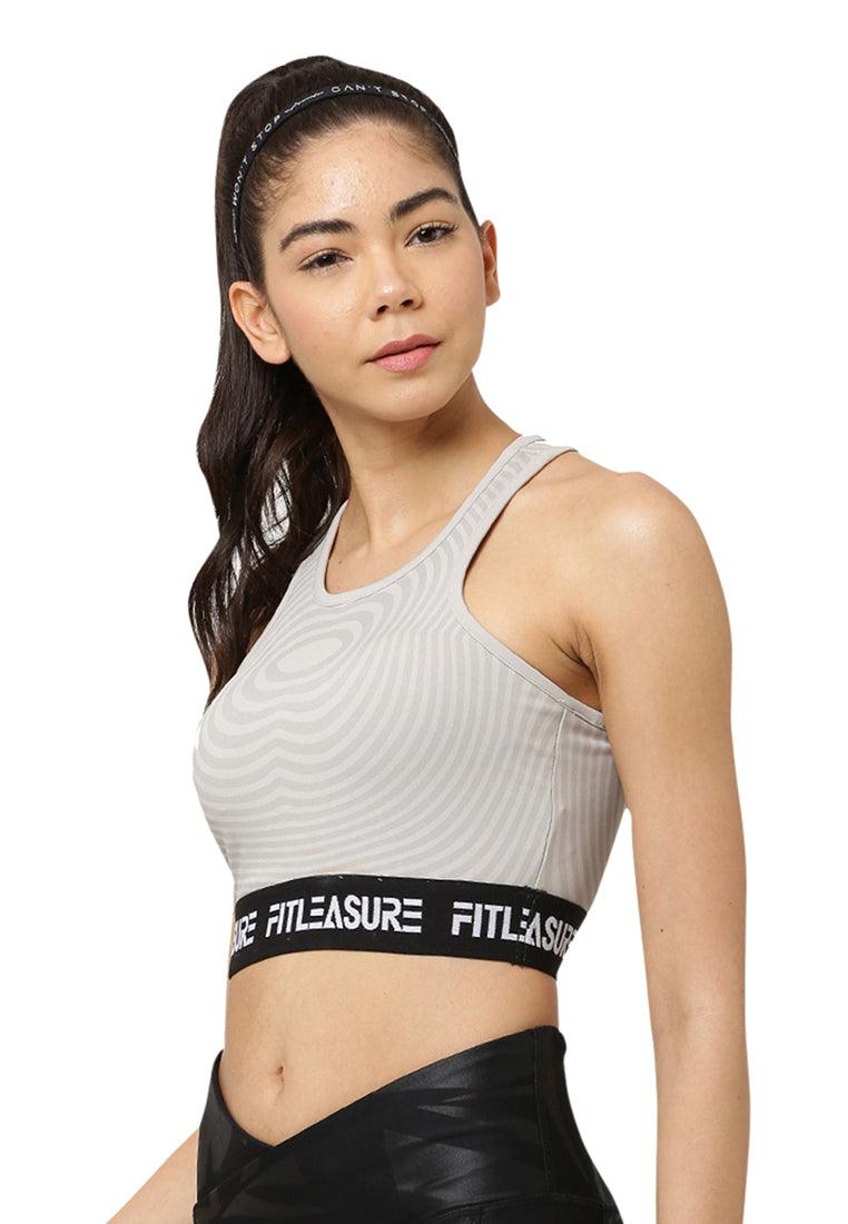 Illusion Print Sports Bra - Fitleasure