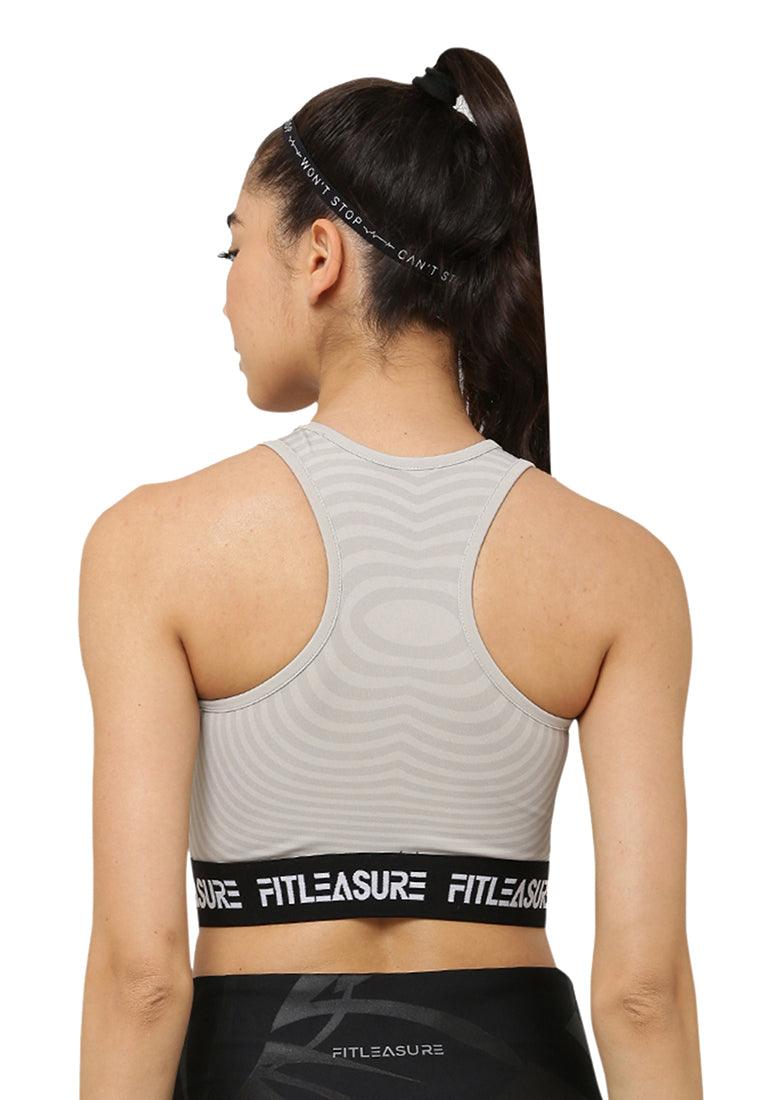 Illusion Print Sports Bra - Fitleasure