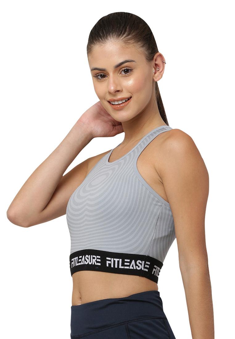 Illusion Print Sports Bra - Fitleasure
