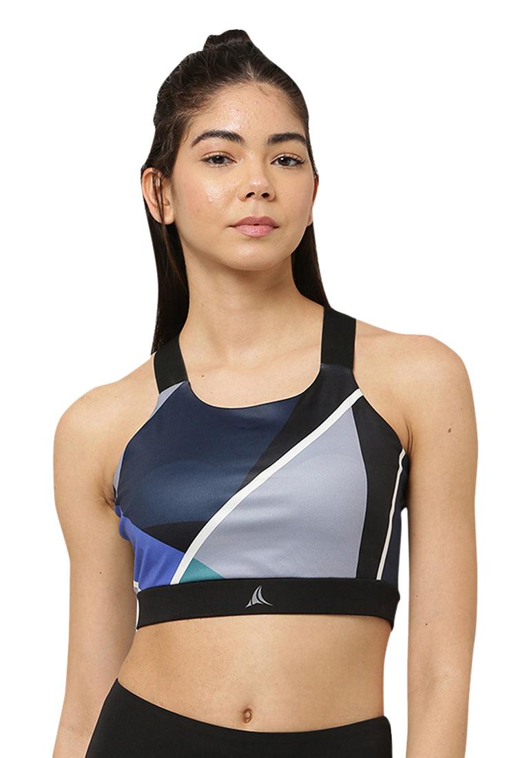 Printed Yoga Sports Bra - Fitleasure