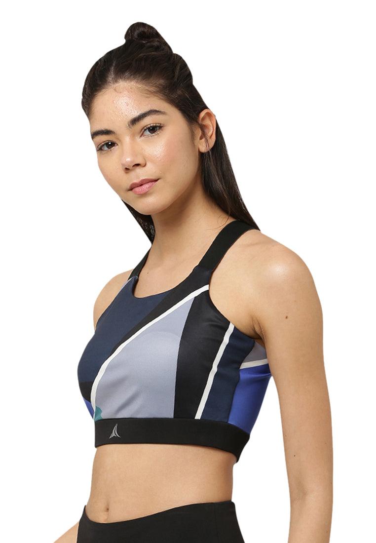 Printed Yoga Sports Bra - Fitleasure