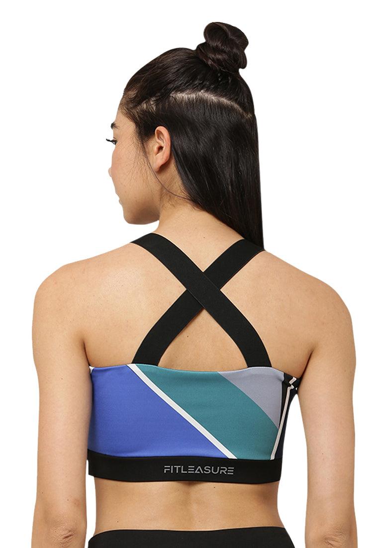 Printed Yoga Sports Bra - Fitleasure