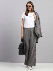 Statement Snap-Button Wide Pant