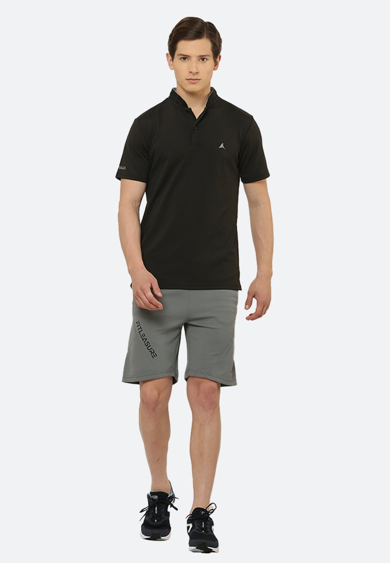 Luxe Athleisure Chinese Collar Tshirt - Fitleasure