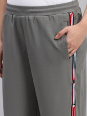 Statement Snap-Button Wide Pant