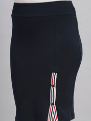 Pencil Skirt with Front Snap Slit