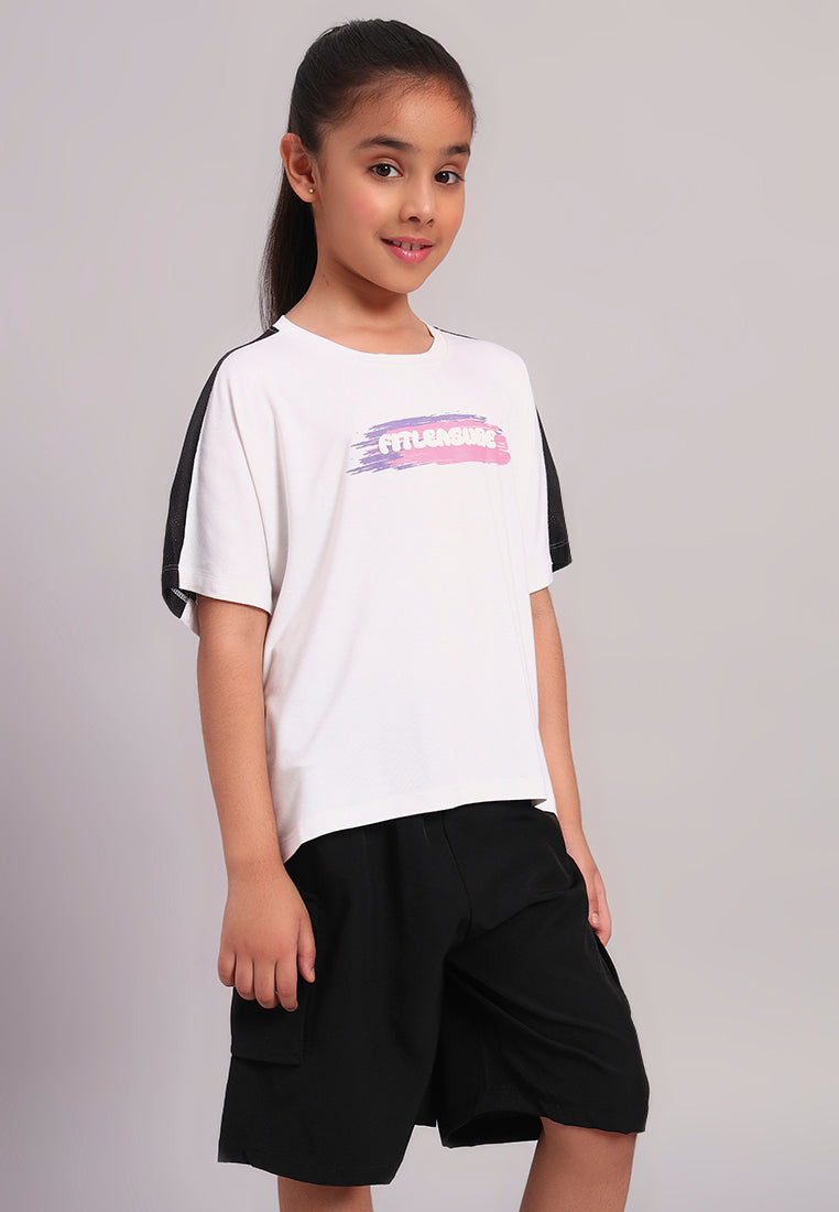 BreezePop Girls Mesh Back Tee