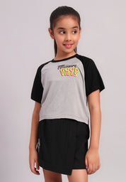VibePop Girls Bamboo Graphic Tee