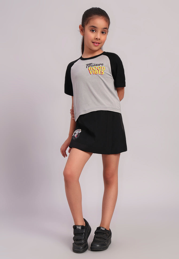 VibePop Girls Bamboo Graphic Tee
