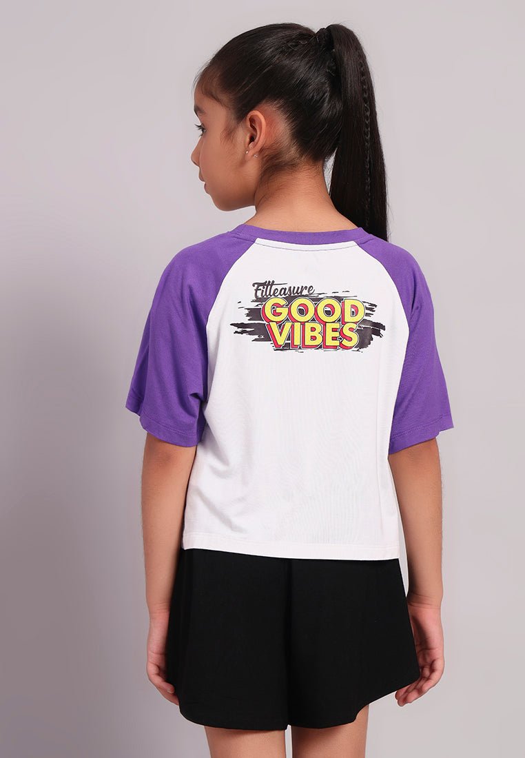 VibePop Girls Bamboo Graphic Tee