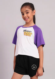 VibePop Girls Bamboo Graphic Tee