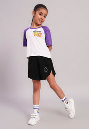 BambooBliss Girls Lounge Shorts