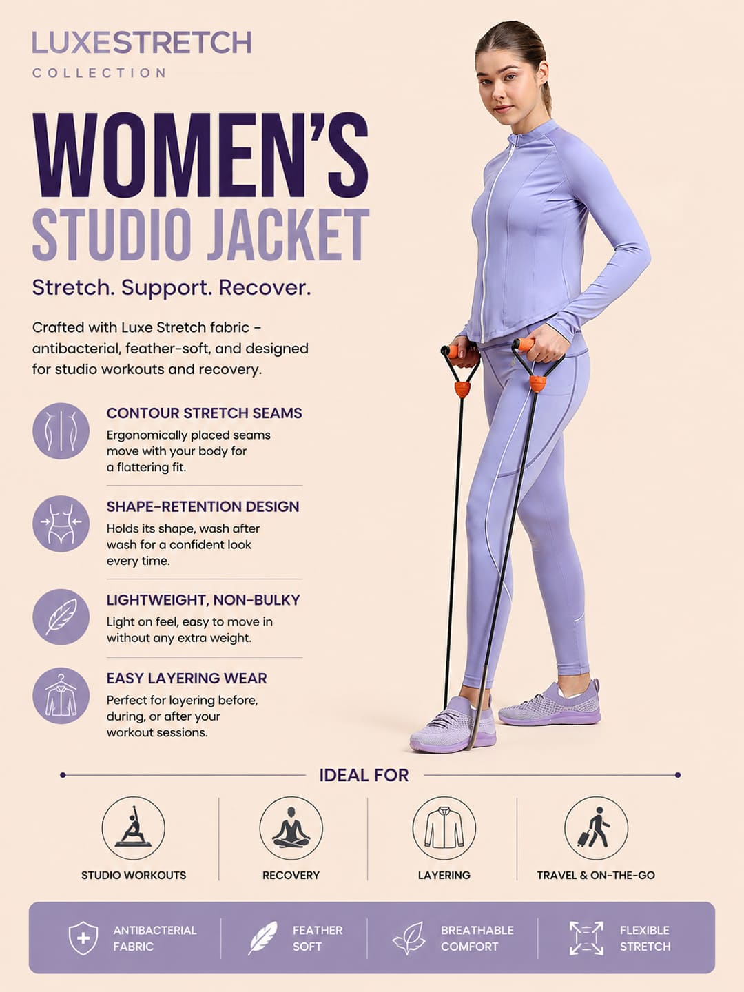 Ultrasoft Long sleeves Sculpt Jacket