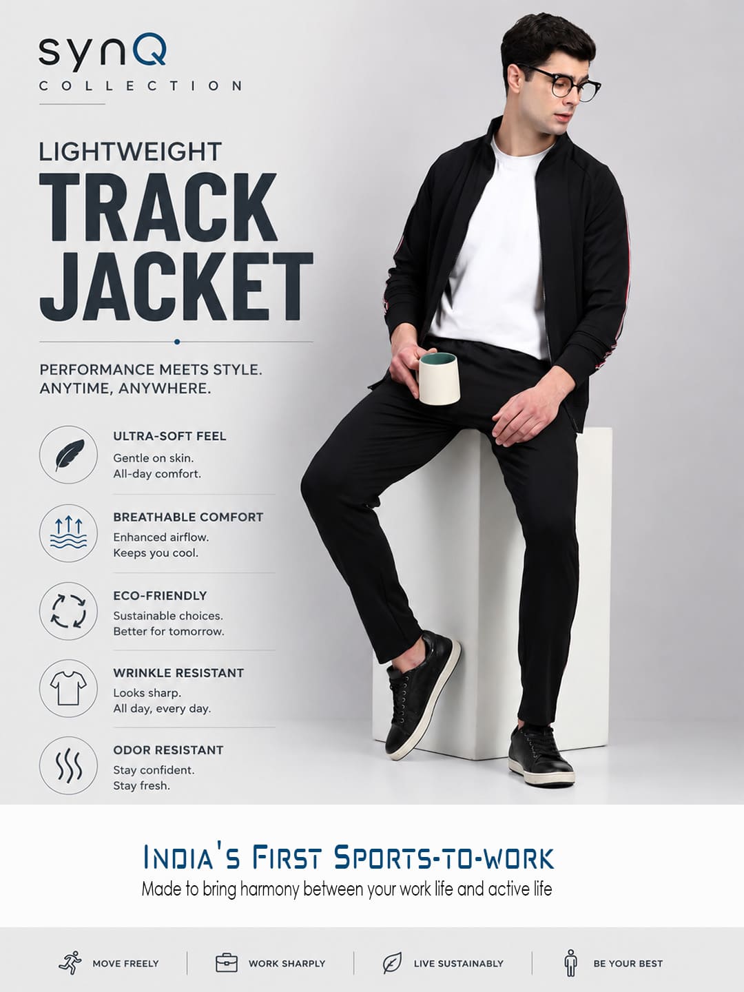 High-Neck SmartFlex Jacket