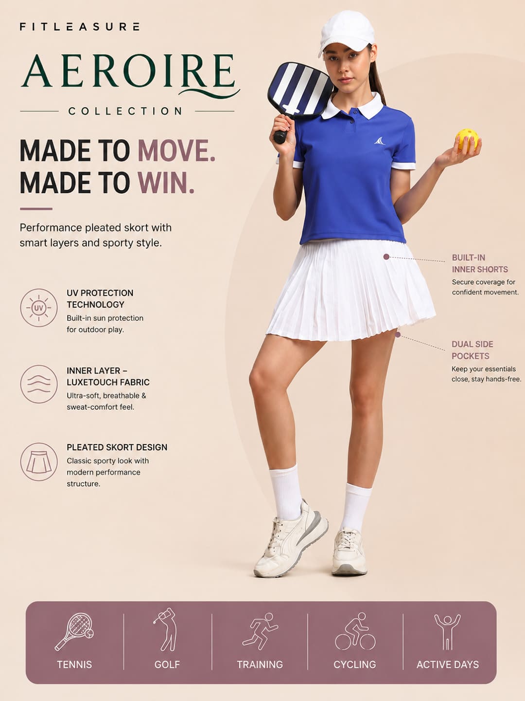 Smart Active Women Skorts